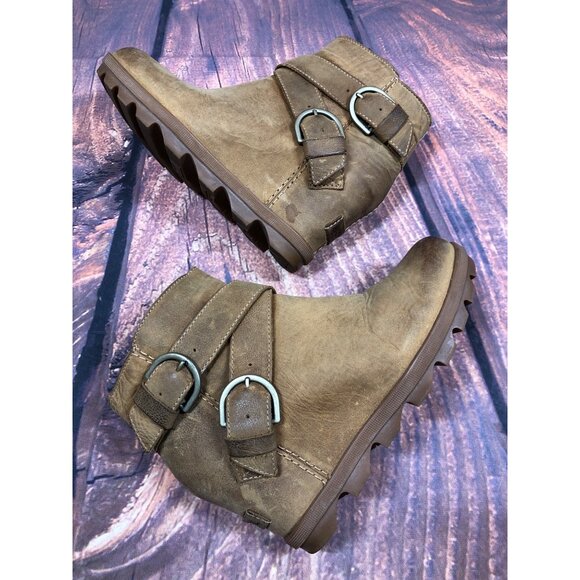Sorel Joan Of Arctic Wedge II Waterproof Buckle Boots Booties Womens 6.5 (b8k) - Picture 5 of 10